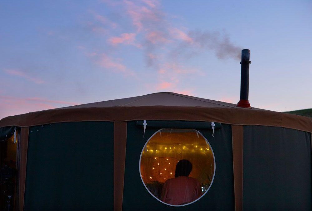 Two night Nomadic Yurt Stay Mid Week Stay for £195.00