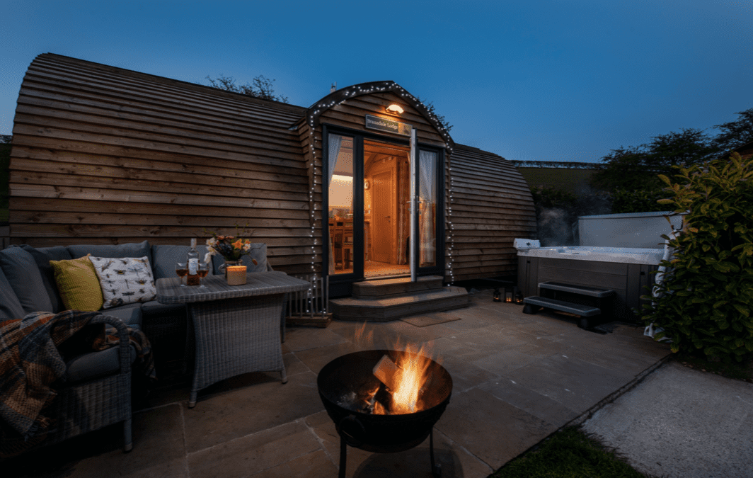 3 nights for 2 in our Ensuite, Hot Tub Glamping